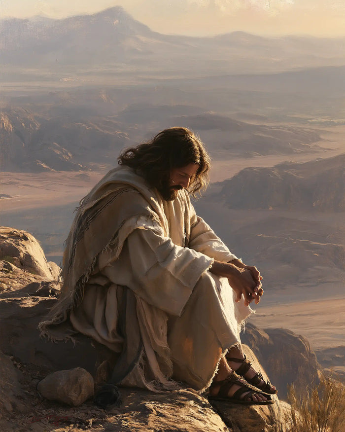 Jesus in the Desert - The Silence of the Desert · Portrait n° 36