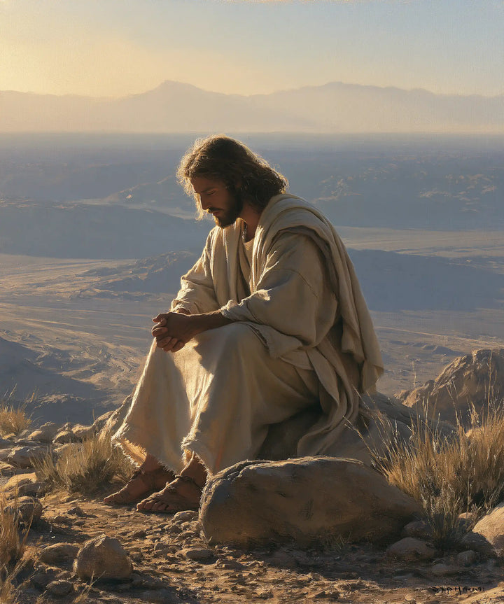 Jesus in the Desert - The Silence of the Desert · Portrait n° 43