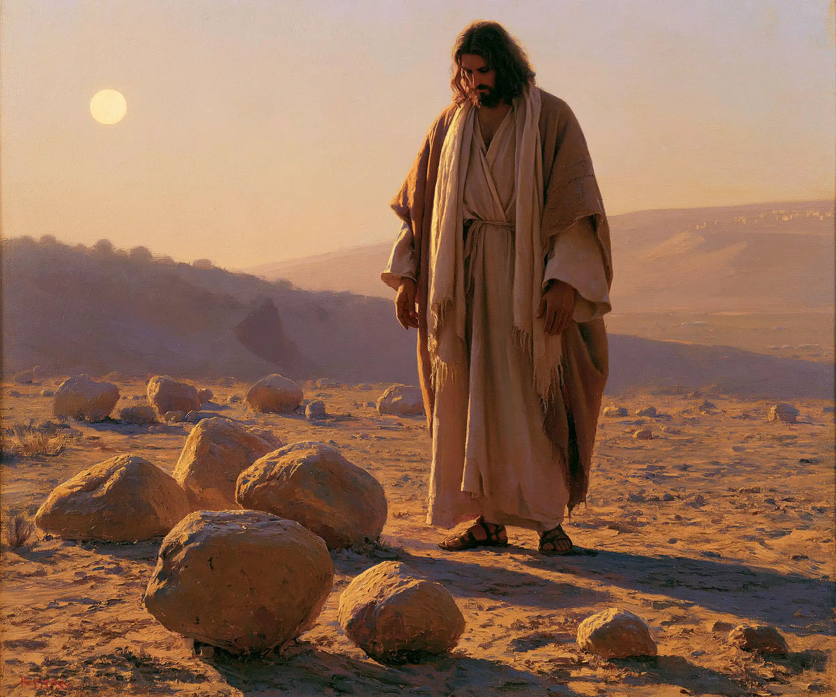 Jesus in the Desert - The Stones of Temptation · Landscape n° 4