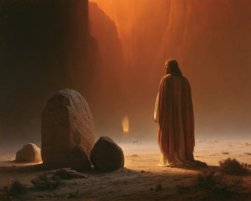 Jesus in the Desert - The Stones of Temptation · Landscape n° 5