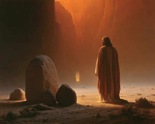 Jesus in the Desert - The Stones of Temptation · Landscape n° 5