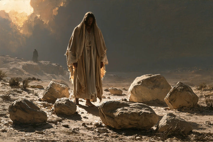 Jesus in the Desert — The Passage among the Storm Stones
