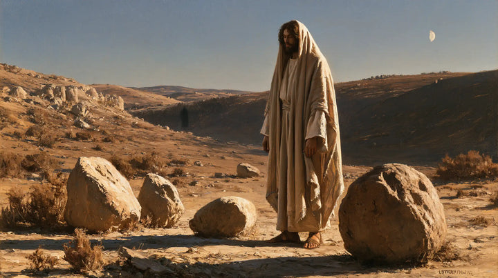 Jesus in the Desert — A Presence beneath the Hills’ Crescent