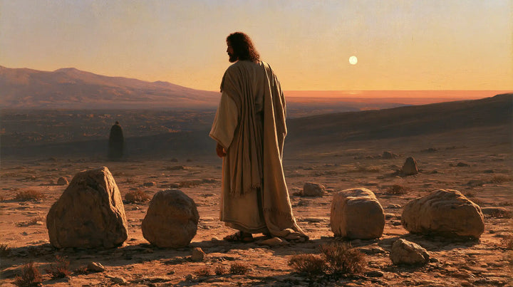 Jesus in the Desert - The Stones of Temptation · Landscape n° 20
