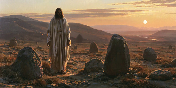 Jesus in the Desert — A Presence among the Stone Sentinels
