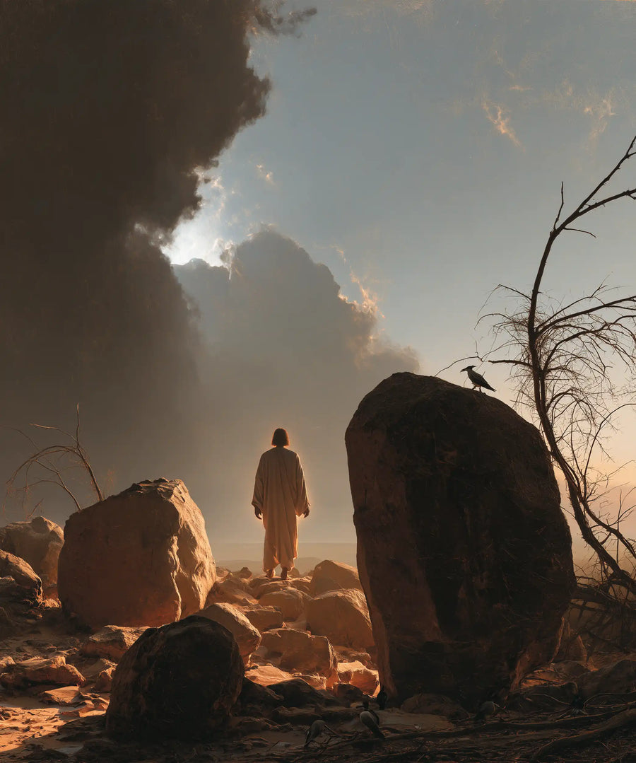 Jesus in the Desert - Symbolist · Portrait n° 35