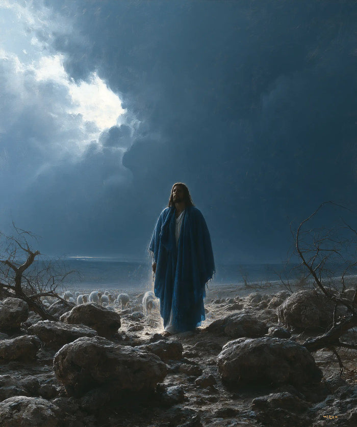 Jesus in the Desert - Symbolist · Portrait n° 37
