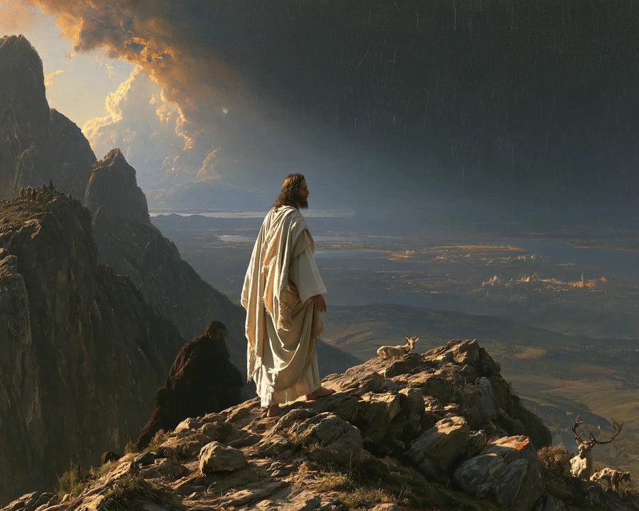 Jesus in the Desert - The Temptation of the Kingdoms · Landscape n° 5
