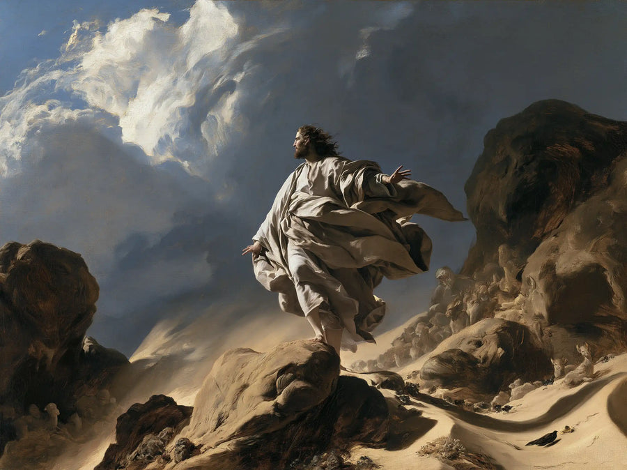 Jesus in the Desert - Theatrical Baroque · Landscape n° 11