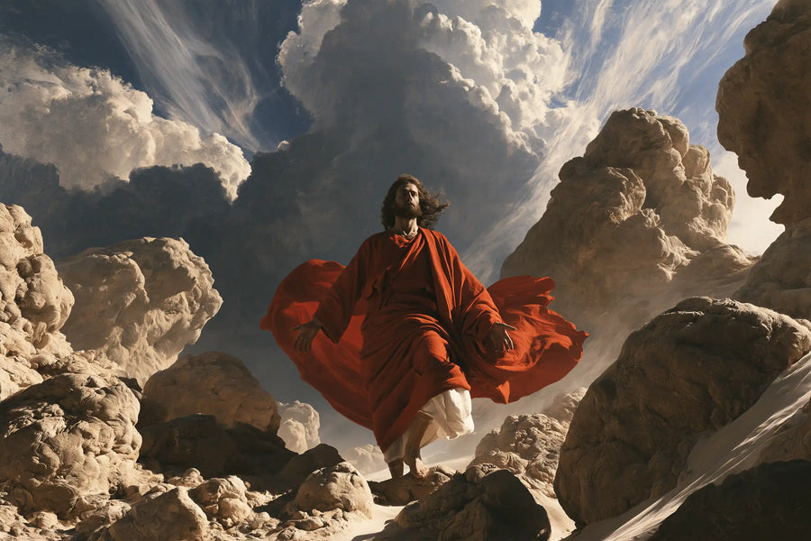 Jesus in the Desert - Theatrical Baroque · Landscape n° 14