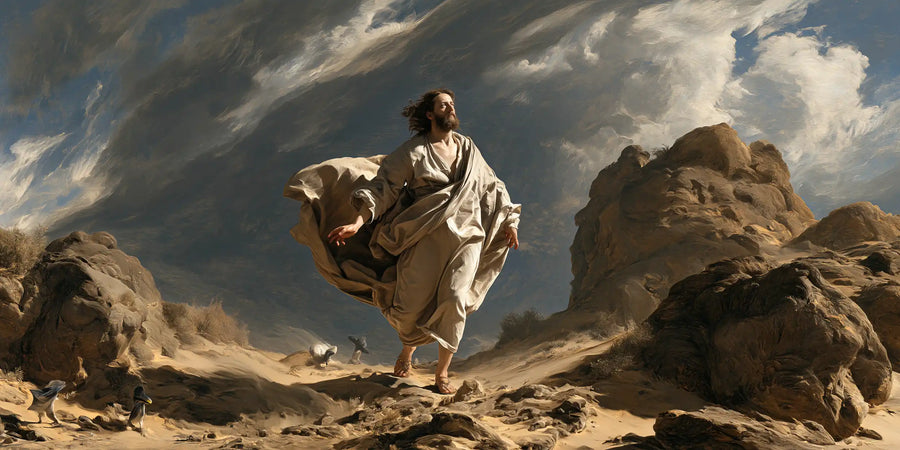 Jesus in the Desert - Theatrical Baroque · Landscape n° 21