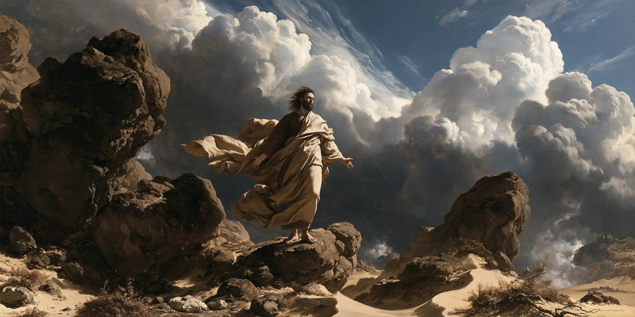 Jesus in the Desert - Theatrical Baroque · Landscape n° 22