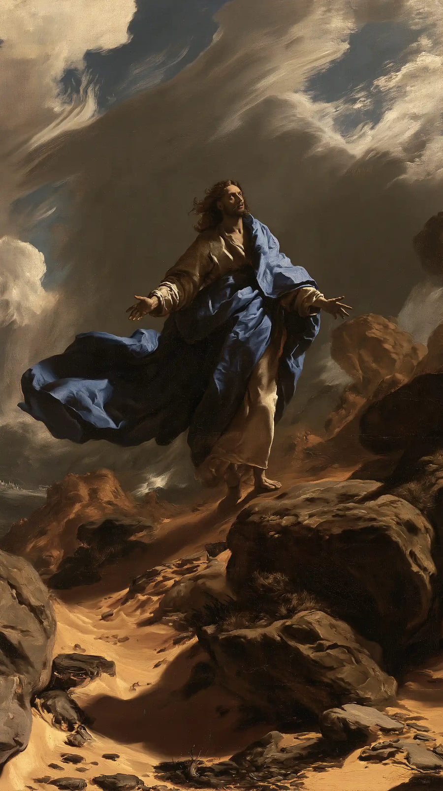 Jesus in the Desert - Theatrical Baroque · Portrait n° 7