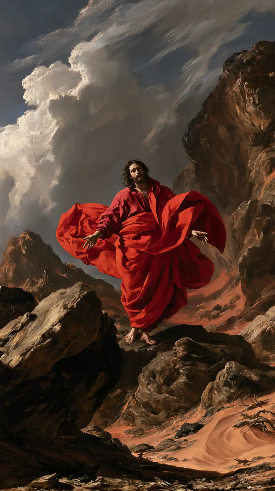 Jesus in the Desert - Theatrical Baroque · Portrait n° 9