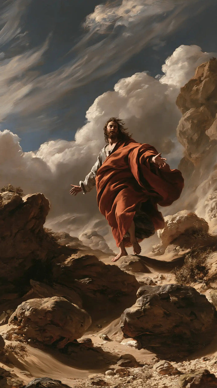 Jesus in the Desert - Theatrical Baroque · Portrait n° 15