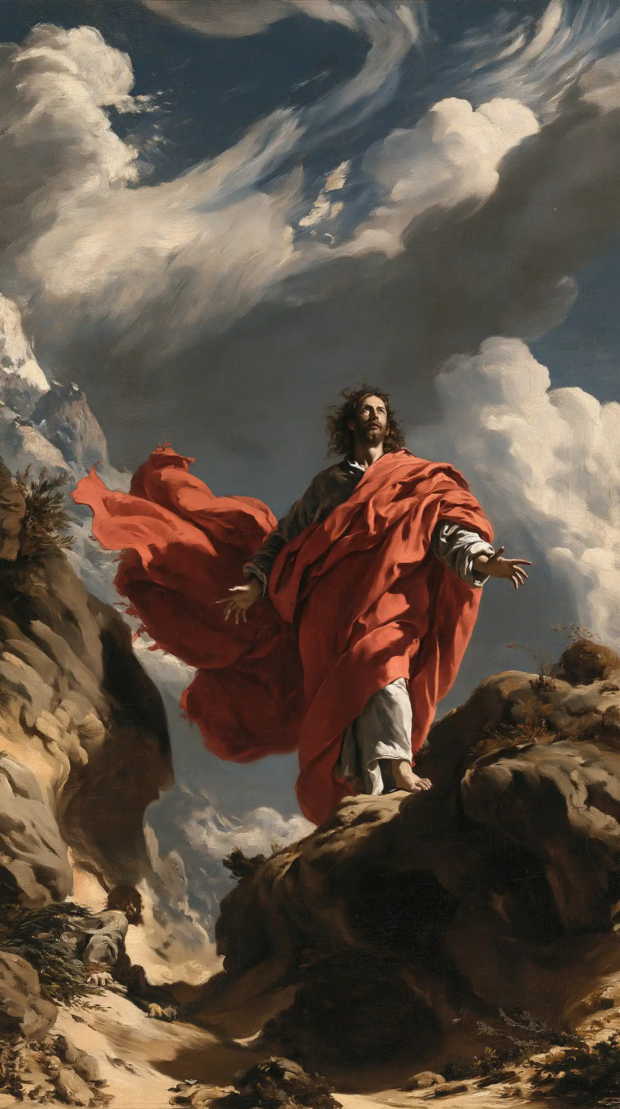 Jesus in the Desert - Theatrical Baroque · Portrait n° 23