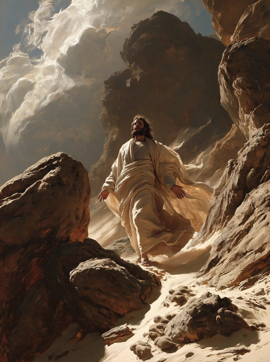 Jesus in the Desert - Theatrical Baroque · Portrait n° 34