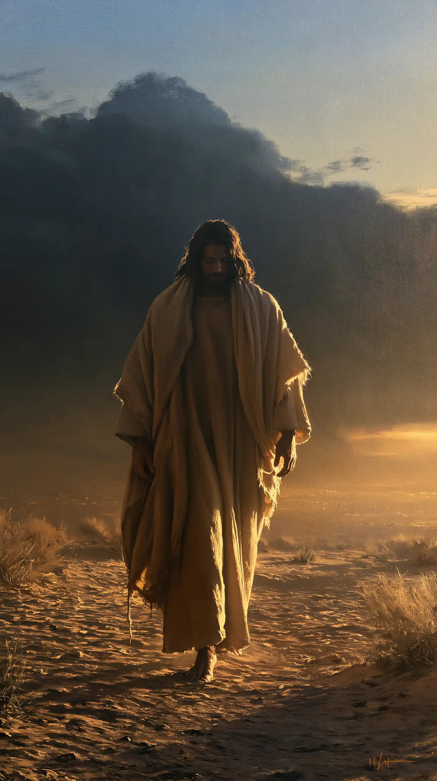 Jesus in the Desert - Victory Over Temptation · Portrait n° 3