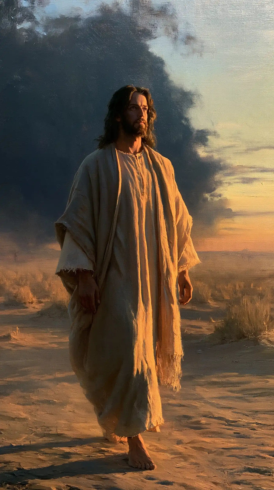 Jesus in the Desert - Victory Over Temptation · Portrait n° 19