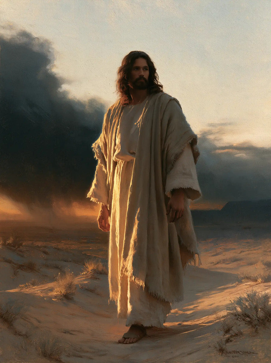 Jesus in the Desert - Victory Over Temptation · Portrait n° 31