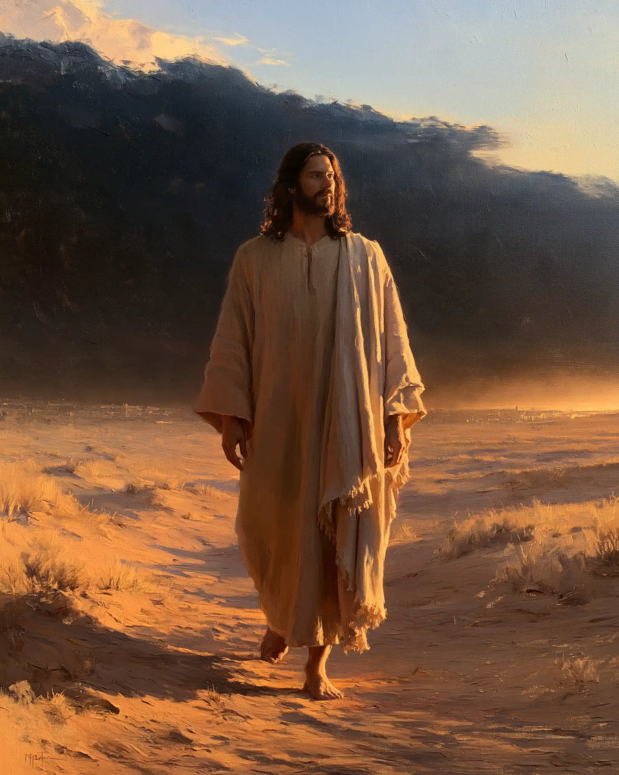 Jesus in the Desert - Victory Over Temptation · Portrait n° 33