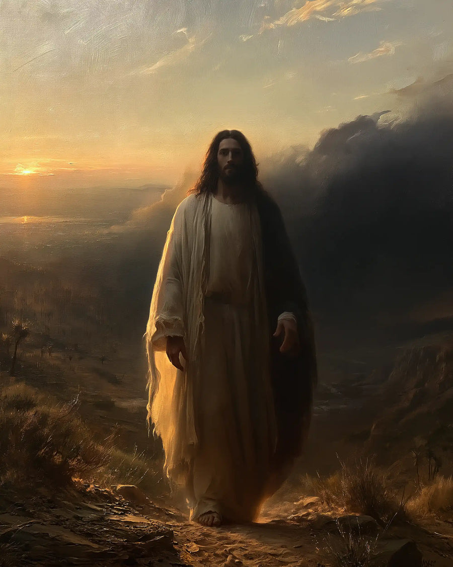 Jesus in the Desert - Victory Over Temptation · Portrait n° 36
