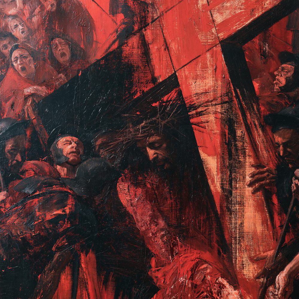The Stations of the Cross - Expressionist · Carré n° 2 - ศิลปะคริสเตียน