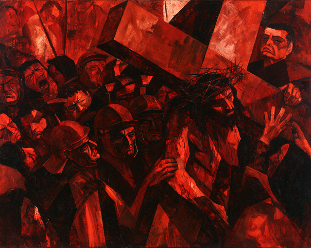 สถานีแห่งไม้กางเขน - Expressionist · ภูมิทัศน์หมายเลข 7