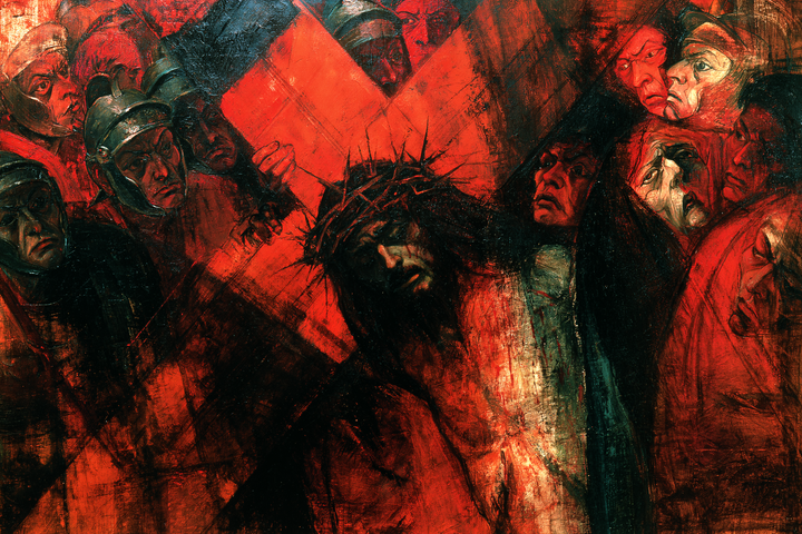 สถานีแห่งไม้กางเขน - Expressionist · ภูมิทัศน์หมายเลข 11