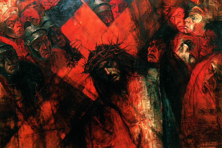สถานีแห่งไม้กางเขน - Expressionist · ภูมิทัศน์หมายเลข 11