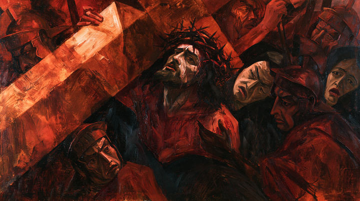สถานีแห่งไม้กางเขน - Expressionist · ภูมิทัศน์หมายเลข 15