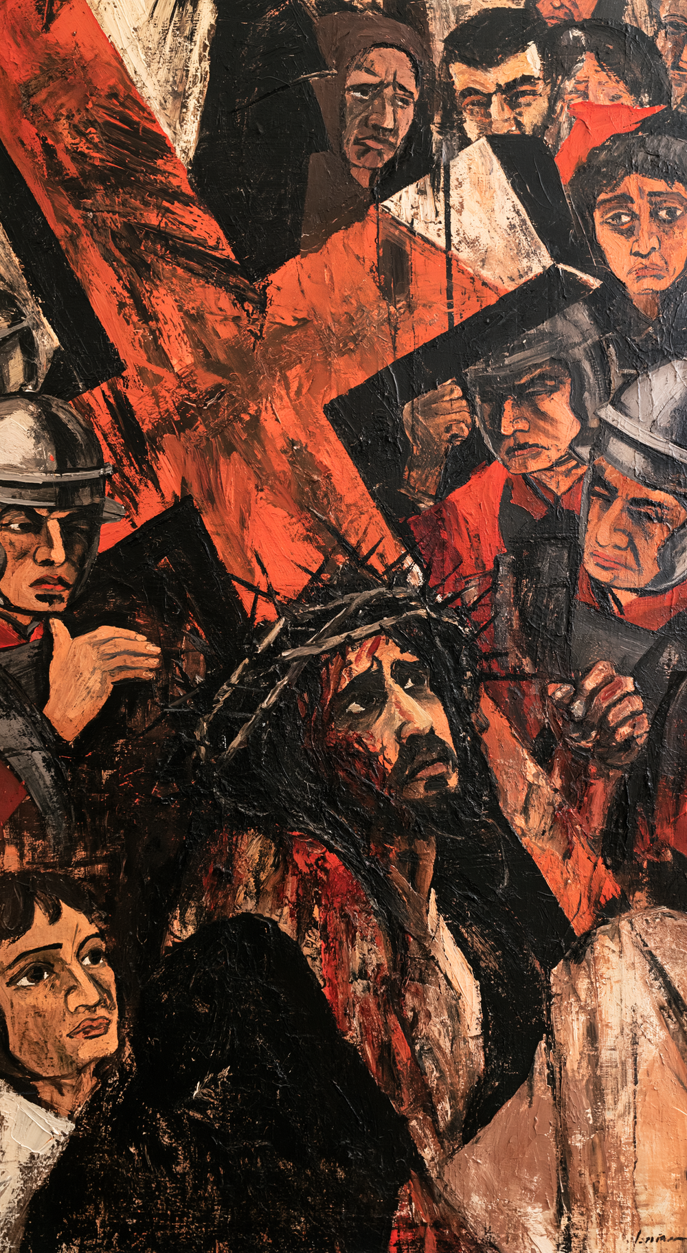 The Stations of the Cross - Expressionist · Portrait n° 4 - ศิลปะคริสเตียน