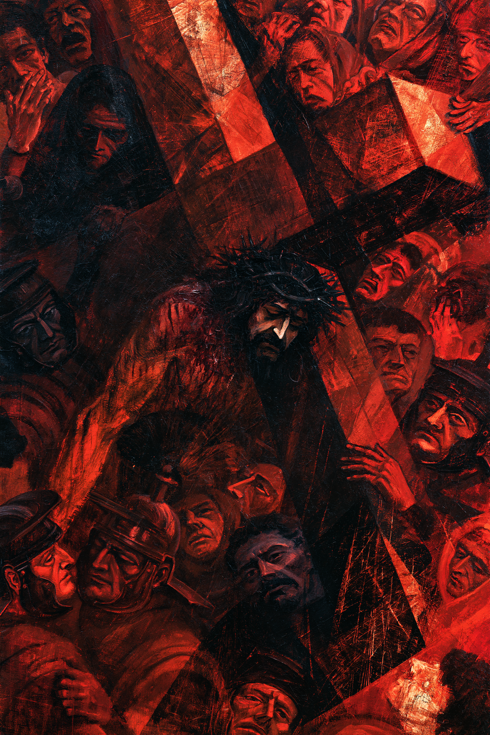 The Stations of the Cross - Expressionist · Portrait n° 10 - ศิลปะคริสเตียน