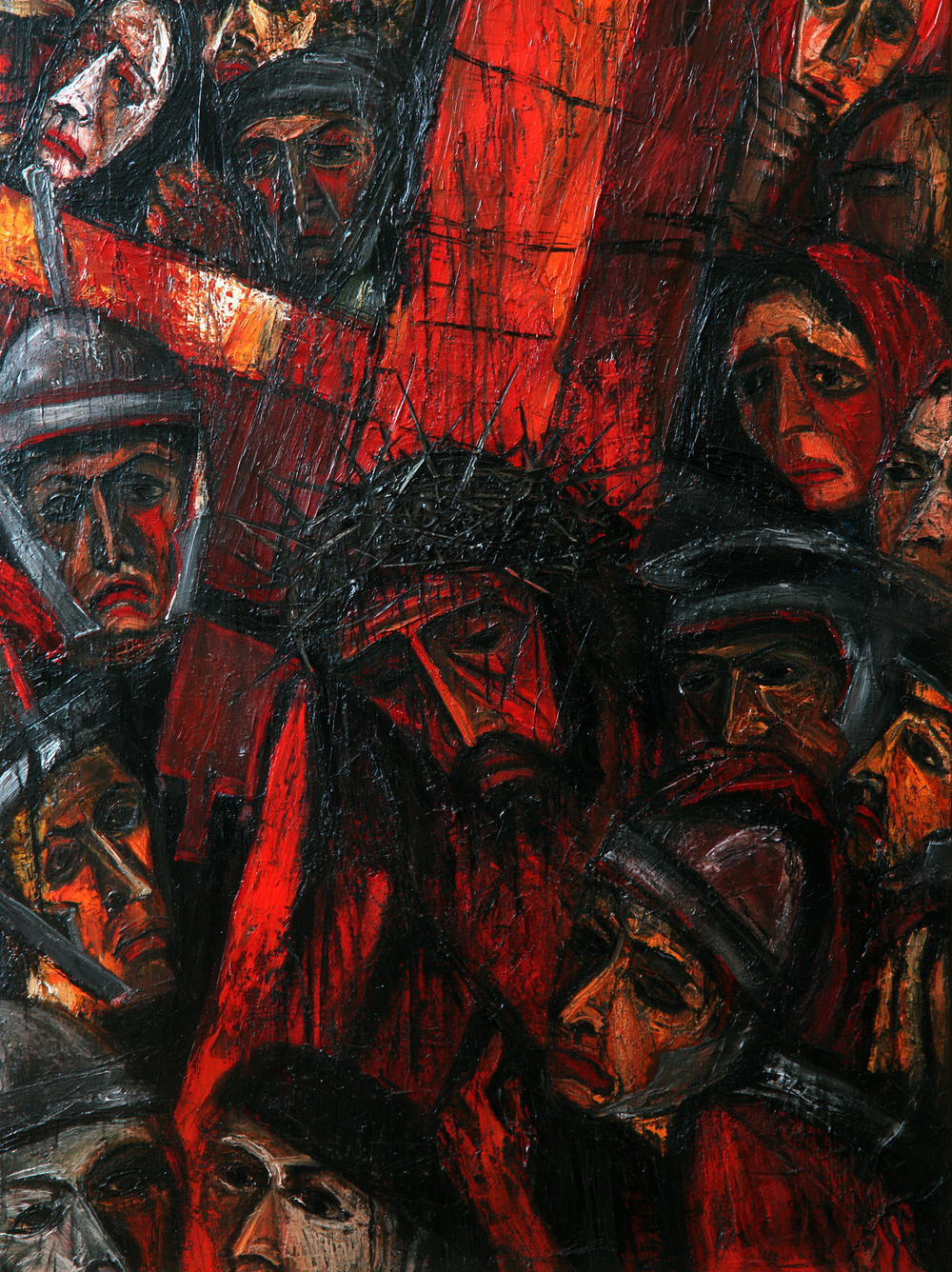 The Stations of the Cross - Expressionist · ภาพเหมือนหมายเลข 13 - ศิลปะคริสเตียน