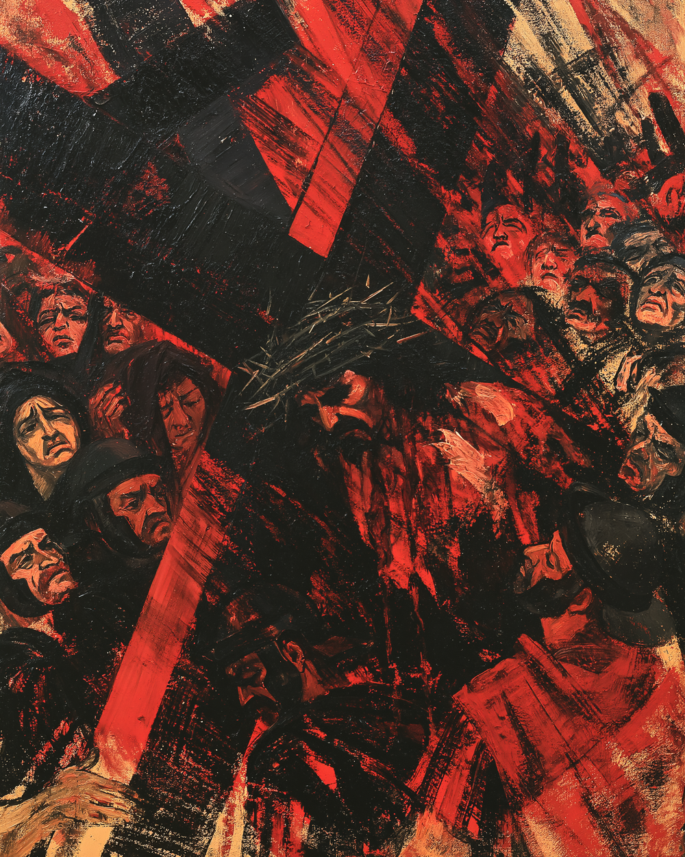 The Stations of the Cross - Expressionist · ภาพเหมือนหมายเลข 16 - ศิลปะคริสเตียน