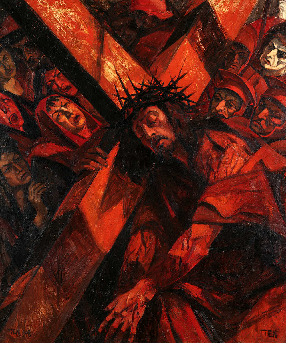 The Stations of the Cross - Expressionist · Portrait n° 19 - ศิลปะคริสเตียน