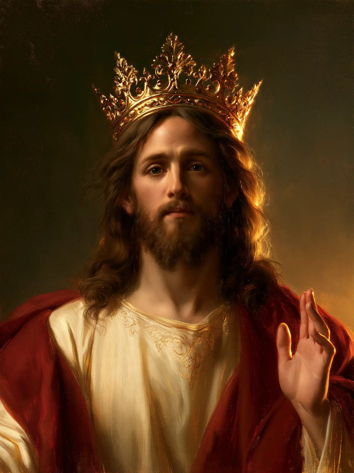 Jesus the King - Close Royal Portrait · Portrait n° 1