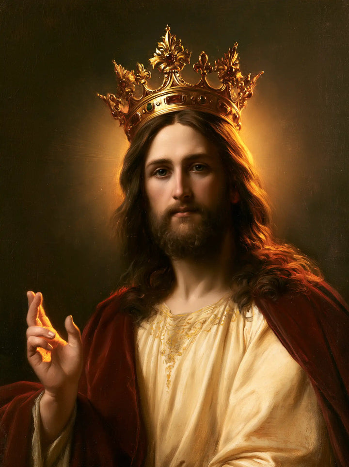 Jesus the King - Close Royal Portrait · Portrait n° 3