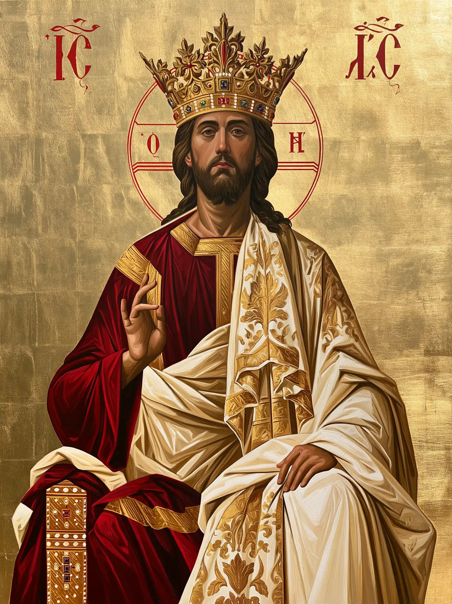 Jesus the King - Contemporary Byzantine · Portrait n° 13