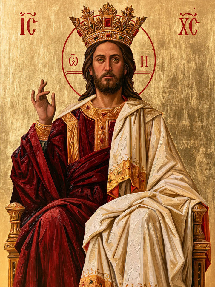 Jesus the King - Contemporary Byzantine · Portrait n° 14