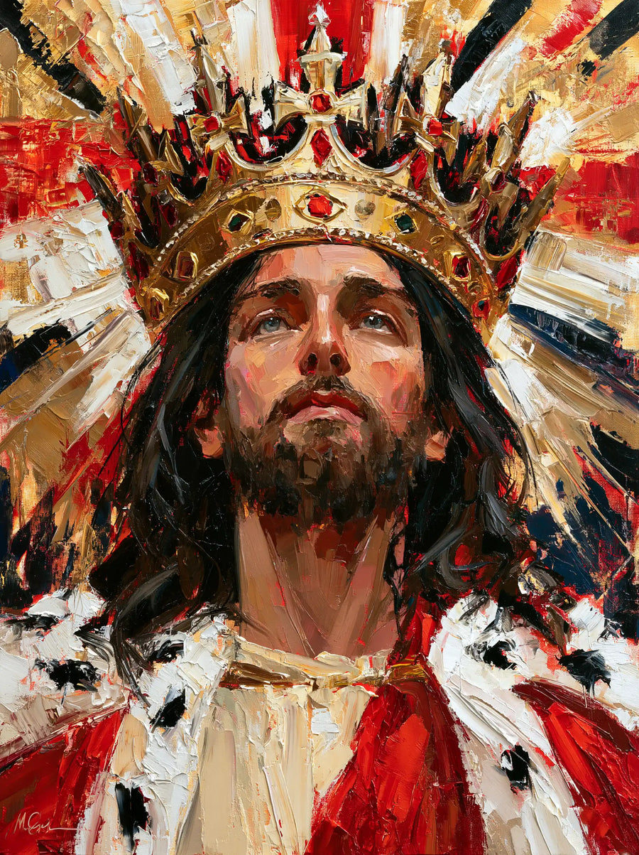 Jesus the King - Expressionist · Portrait n° 9