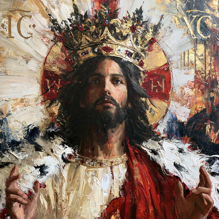 Jesus the King - Expressionist · Square n° 3