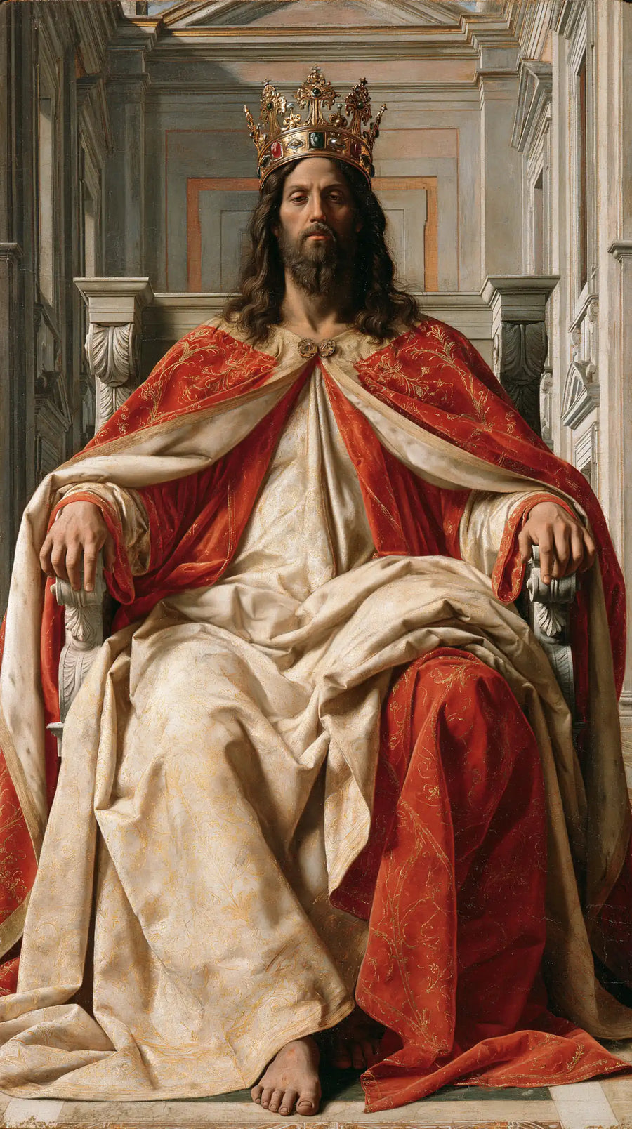 Jesus the King - Florentine Renaissance · Portrait n° 1