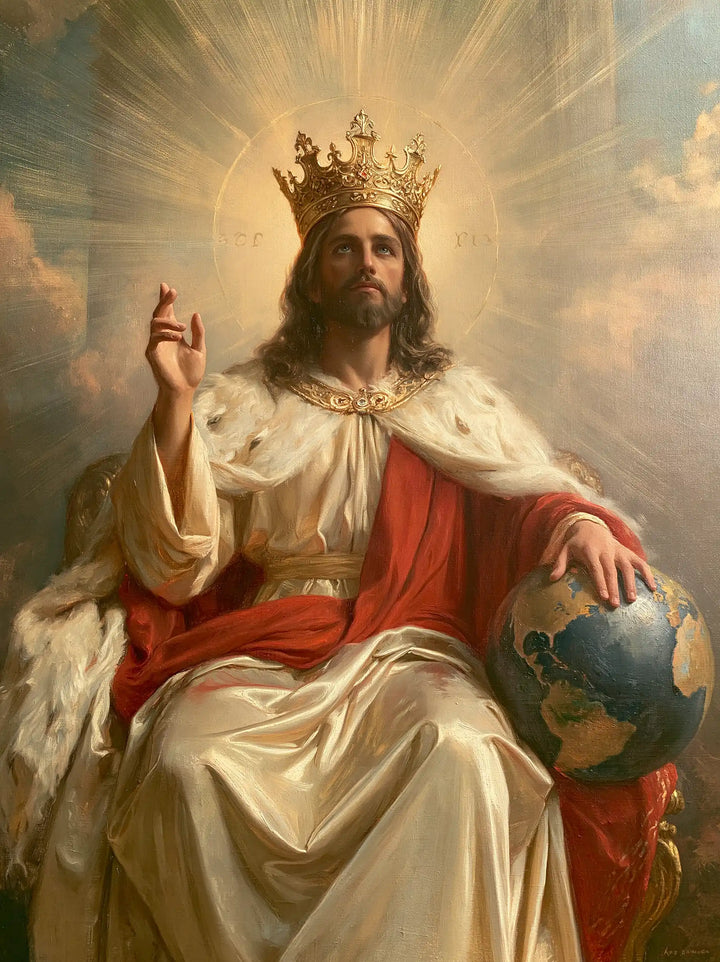 Jesus the King - The Globe of the World · Portrait n° 12