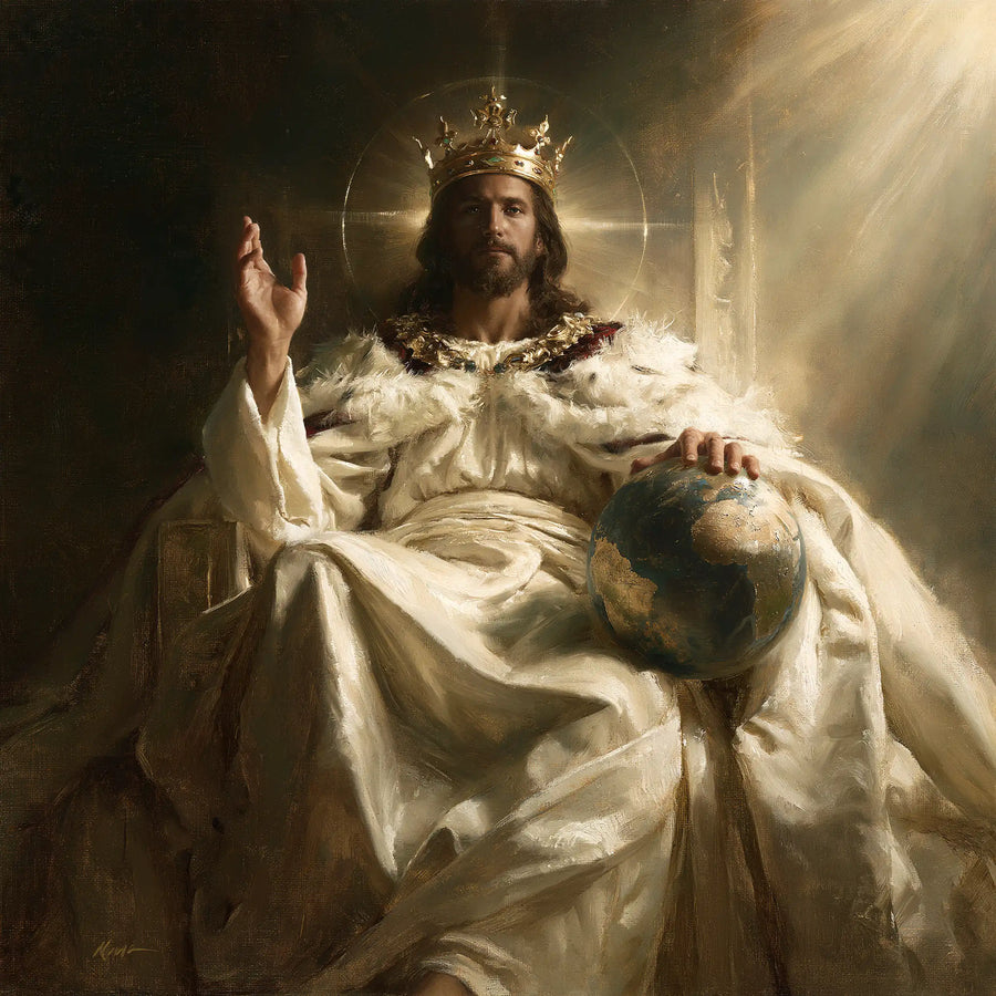 Jesus the King - The Globe of the World · Square n° 4