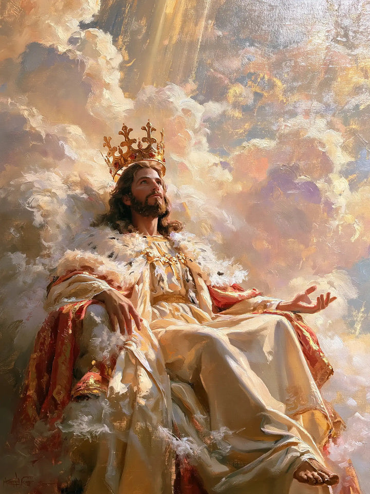 Jesus the King - Impressionist · Portrait n° 10