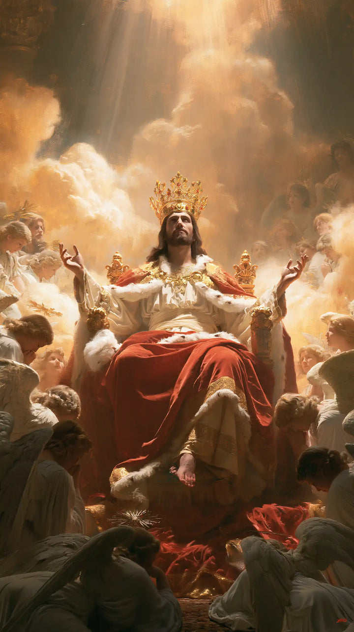 Jesus the King - Jesus the King with Angels · Portrait n° 5