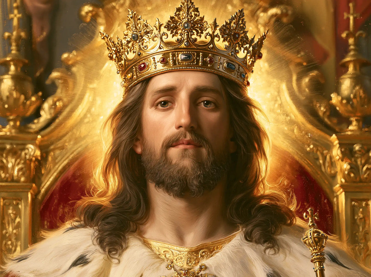 Jesus the King - Red, Ivory and Gold · Landscape n° 6