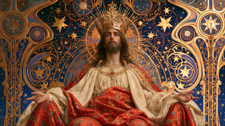 Jesus the King - Sacred Art Nouveau · Landscape n° 4