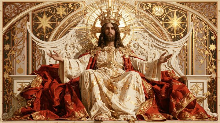Jesus the King - Sacred Art Nouveau · Landscape n° 5